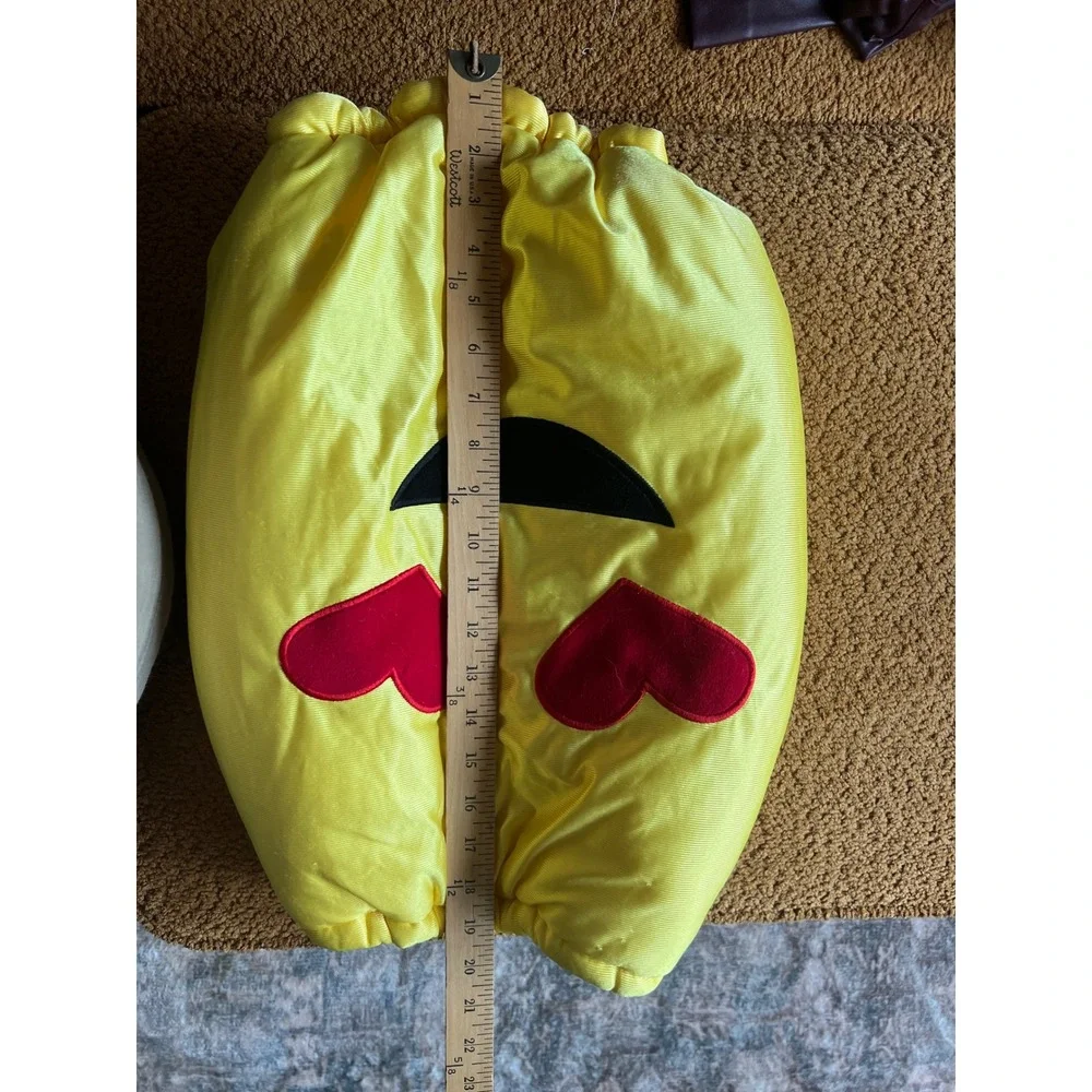 Simplydog Emoji Love Puffy Yellow Dog Halloween Pet Costume Large Breed Size XL